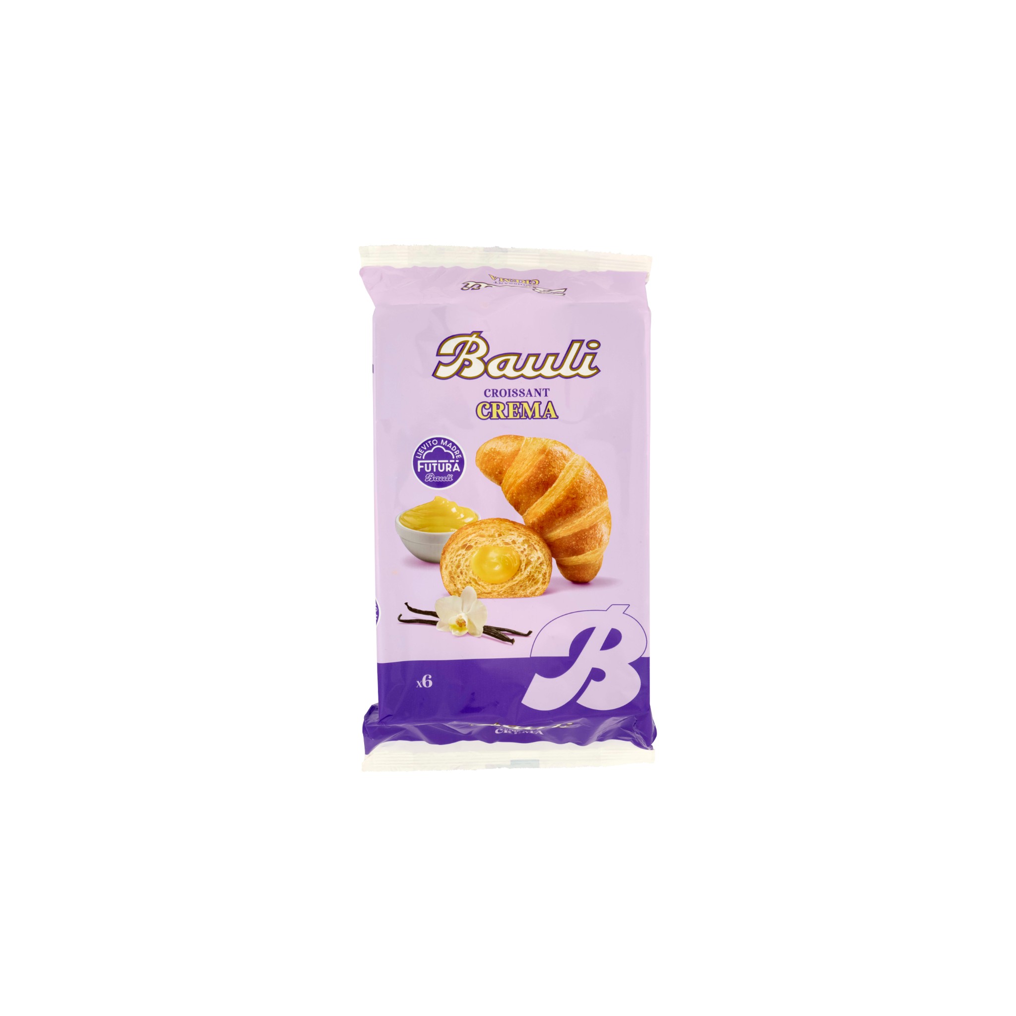 Picture of Bauli Croissant Crema/Vanilla x6 (300g)